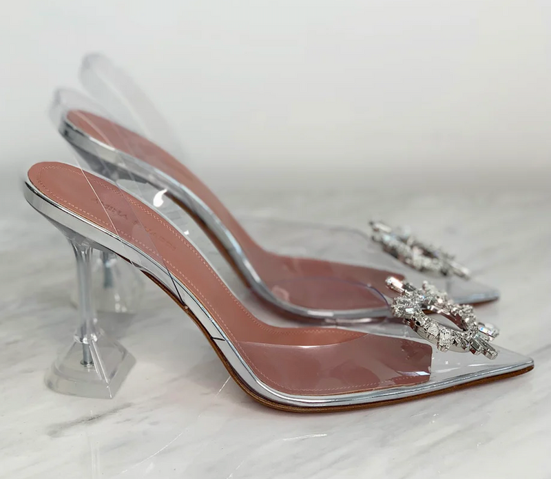 Amina Muaddi Begum PVC Pumps