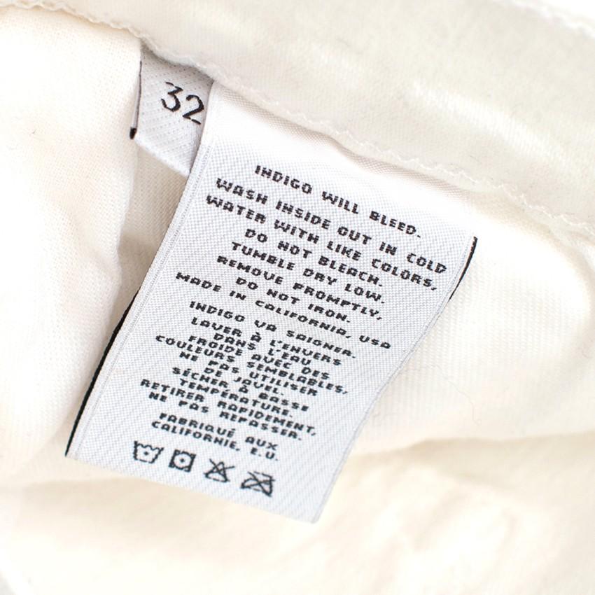 J Brand White Stretch Jeggings