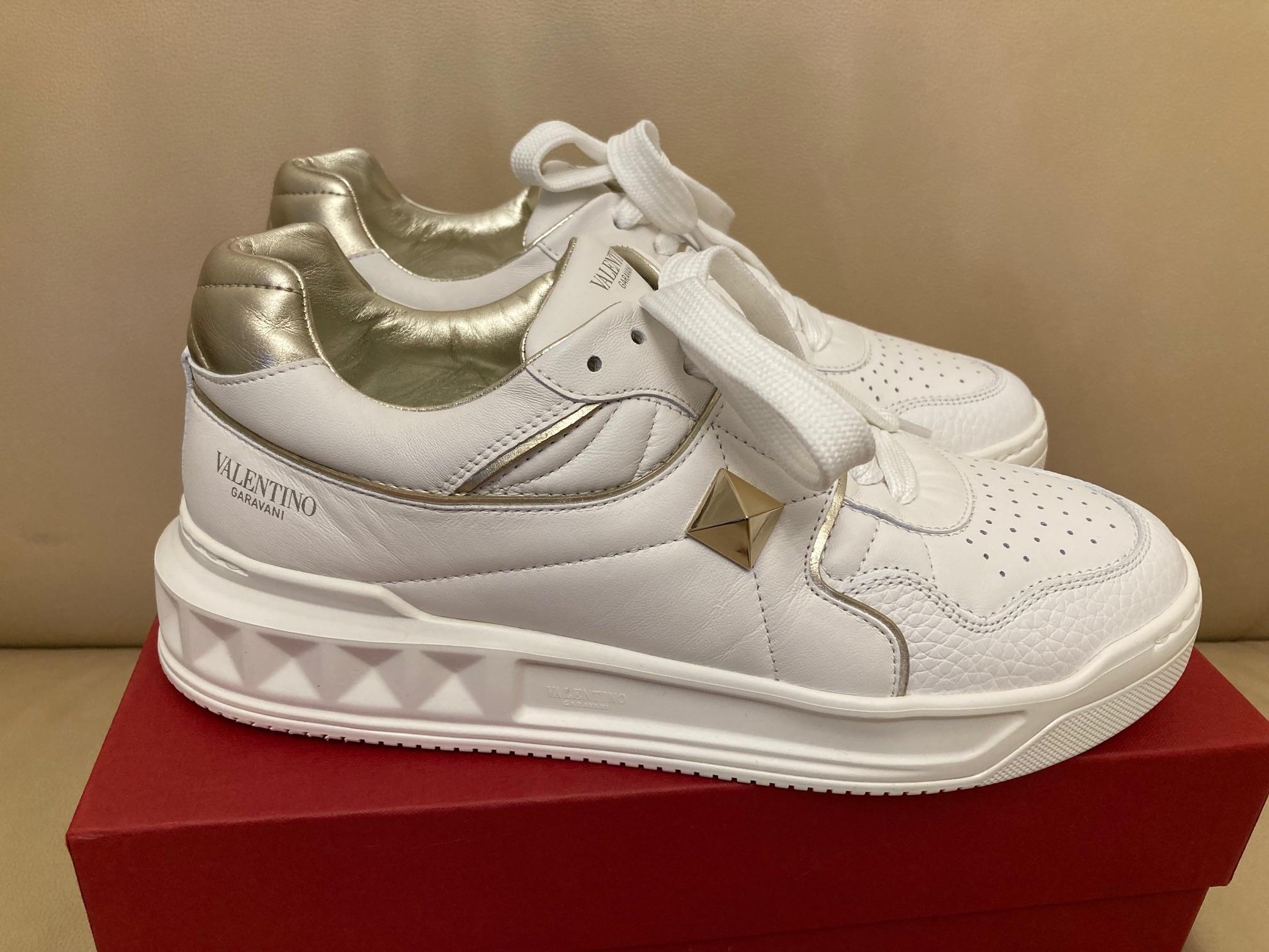 Nappa One-Stud Low Top Sneakers