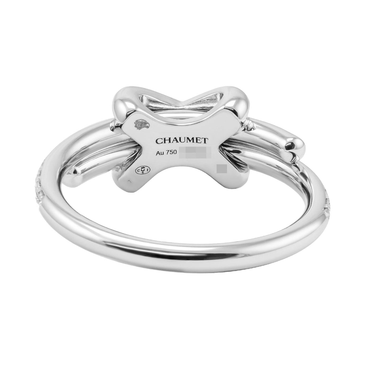 Chaumet Pave Diamond Liens White Gold Ring