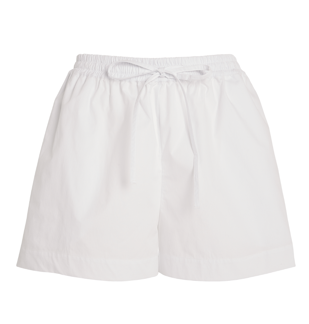 Matteau White Relaxed Shorts