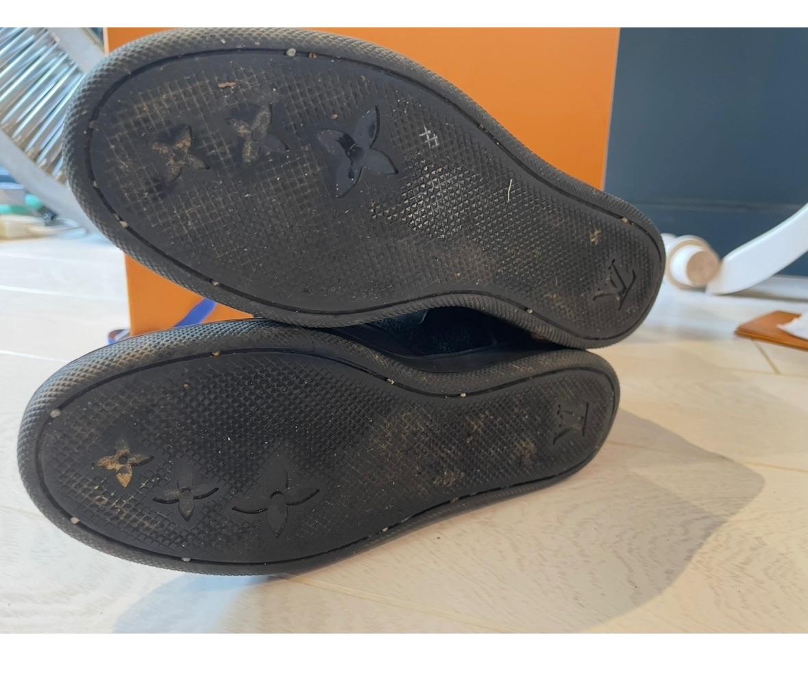 Louis Vuitton Black Monogram Ankle Boots