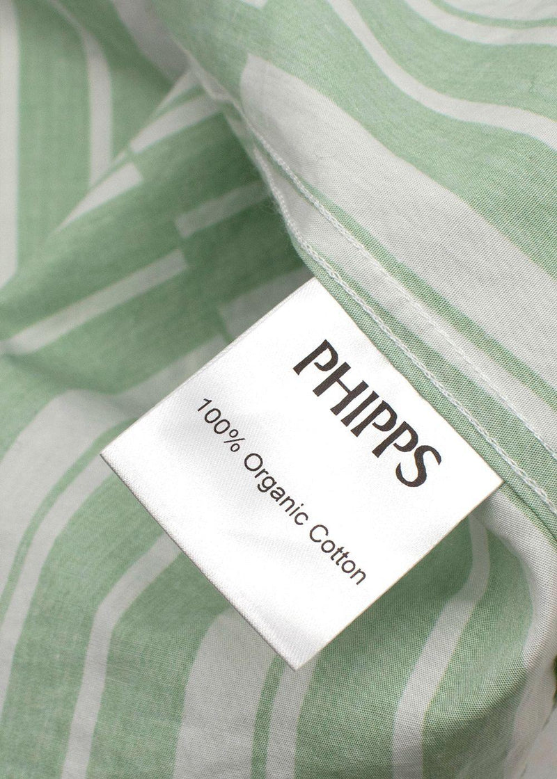 Phipps Tectonic Striped Cotton Poplin Rockhound Shirt