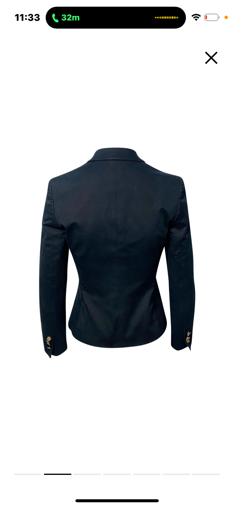 Dolce & Gabbana Black Single Breasted Blazer