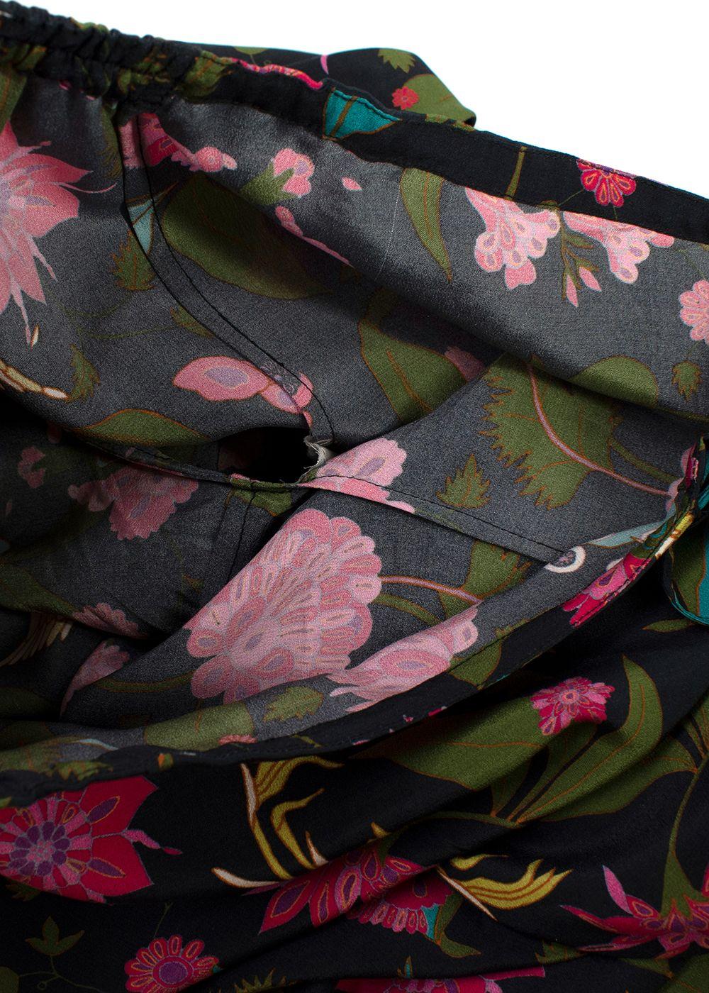 Figue Ipanema Floral-print Silk Crepe De Chine Wide-leg Pants