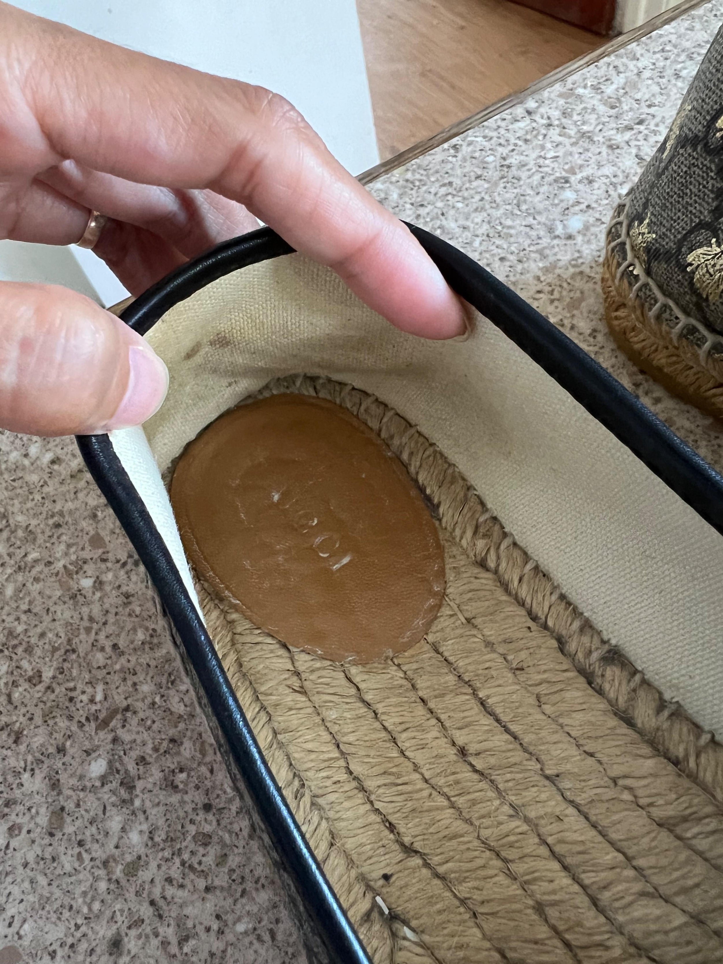 Gucci Bee Motif Espadrilles