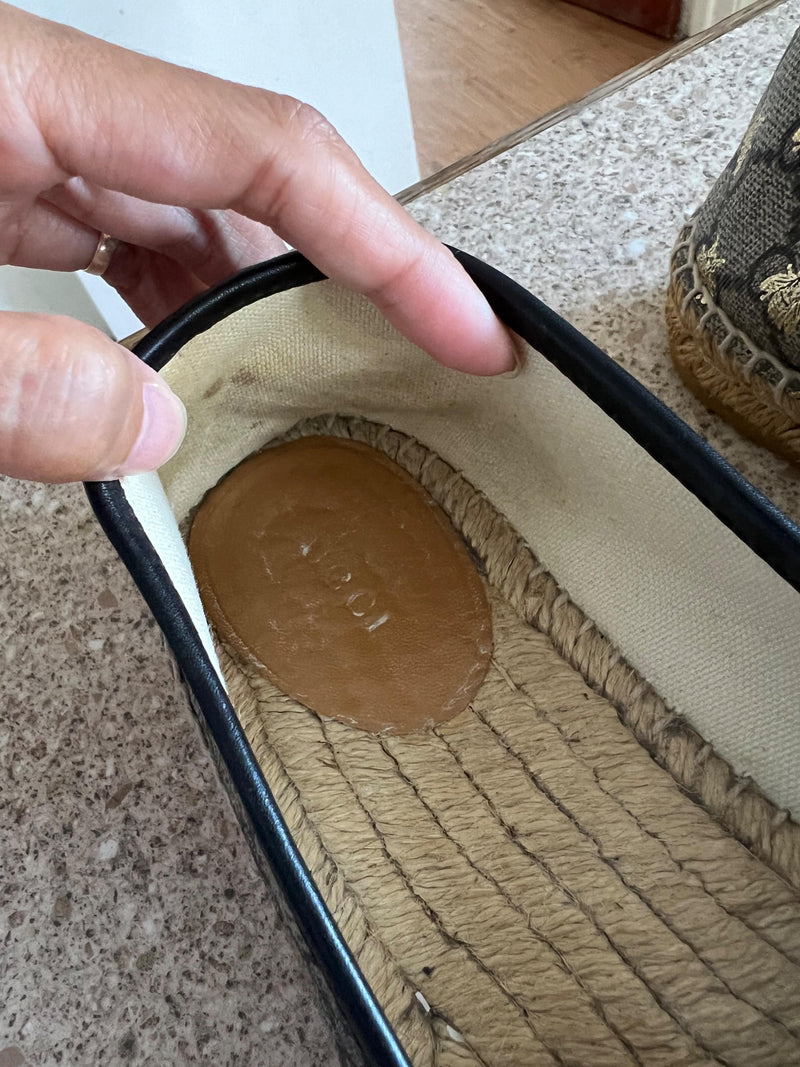 Gucci Bee Motif Espadrilles