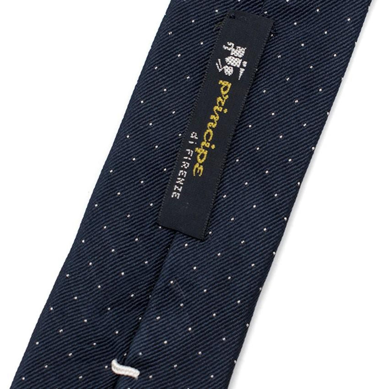 Breuer Silk Navy Polka Dot Tie