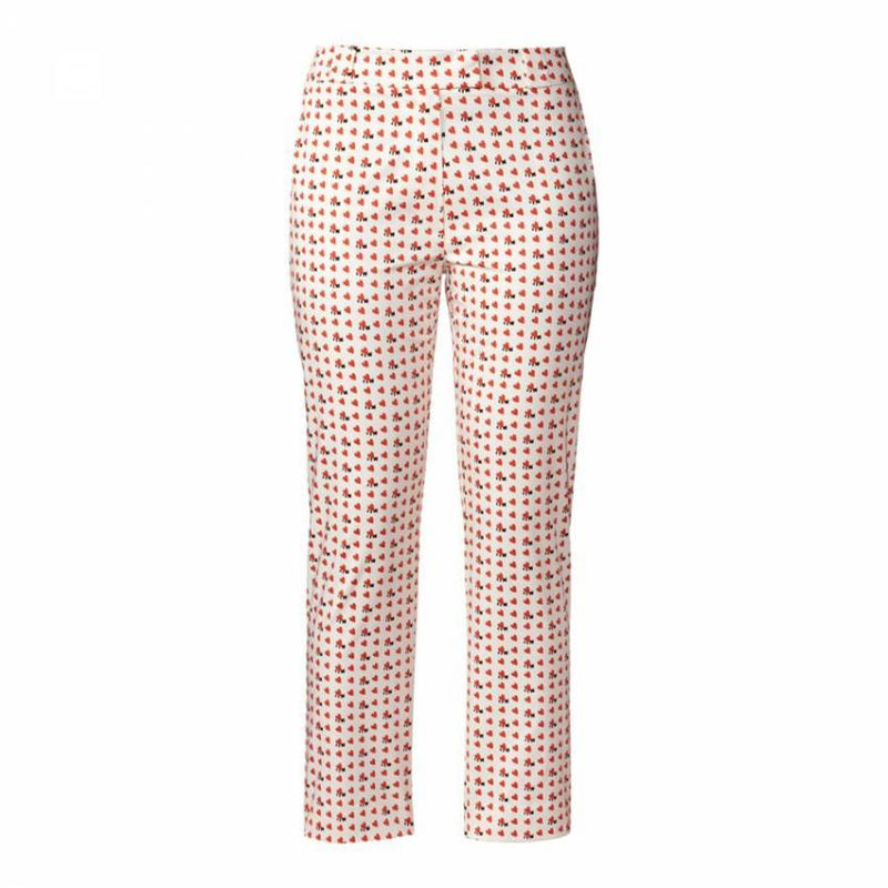 ORLA KIELY Poppy/Busy Bee Cropped Cotton Trousers