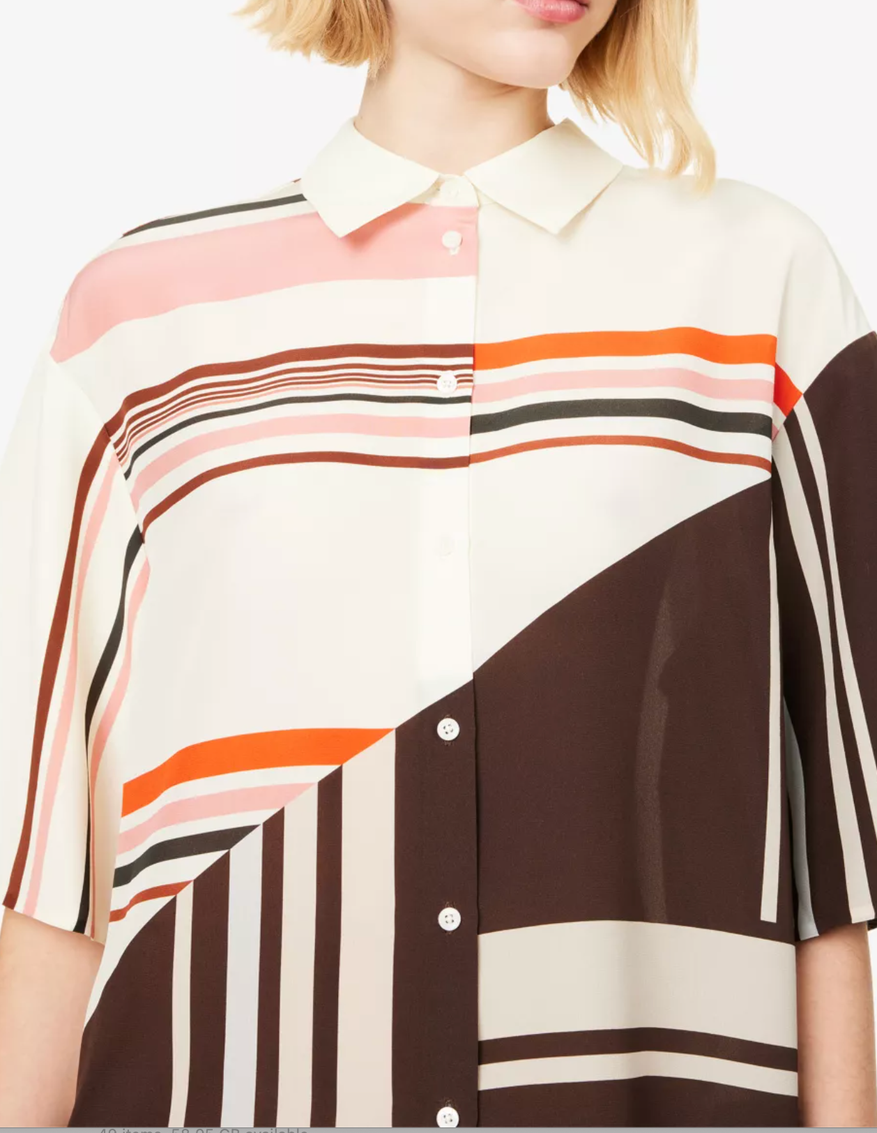 SIR Thistle Short-Sleeve Silk Shirt