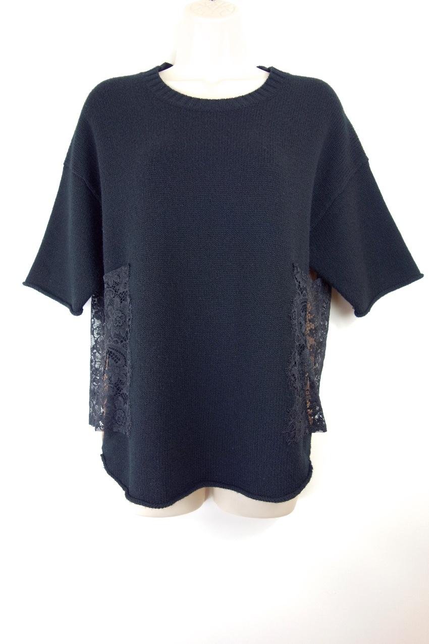 By Malene Birger black wool 'Biby' sweater