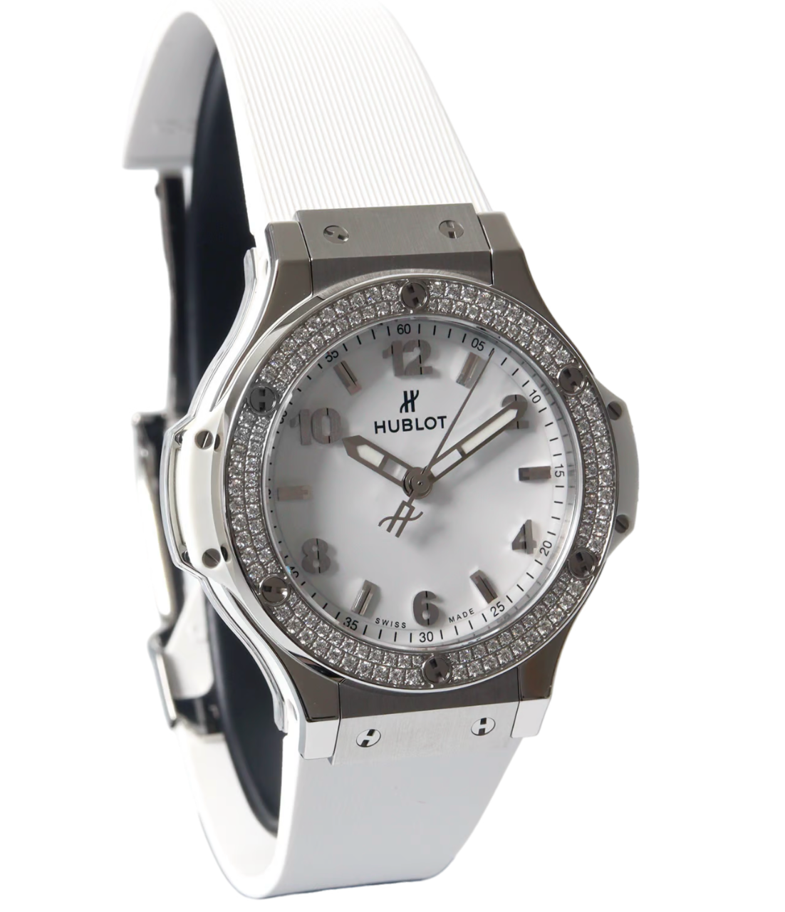 Hublot Big Bang Original Steel White Diamonds 38mm
