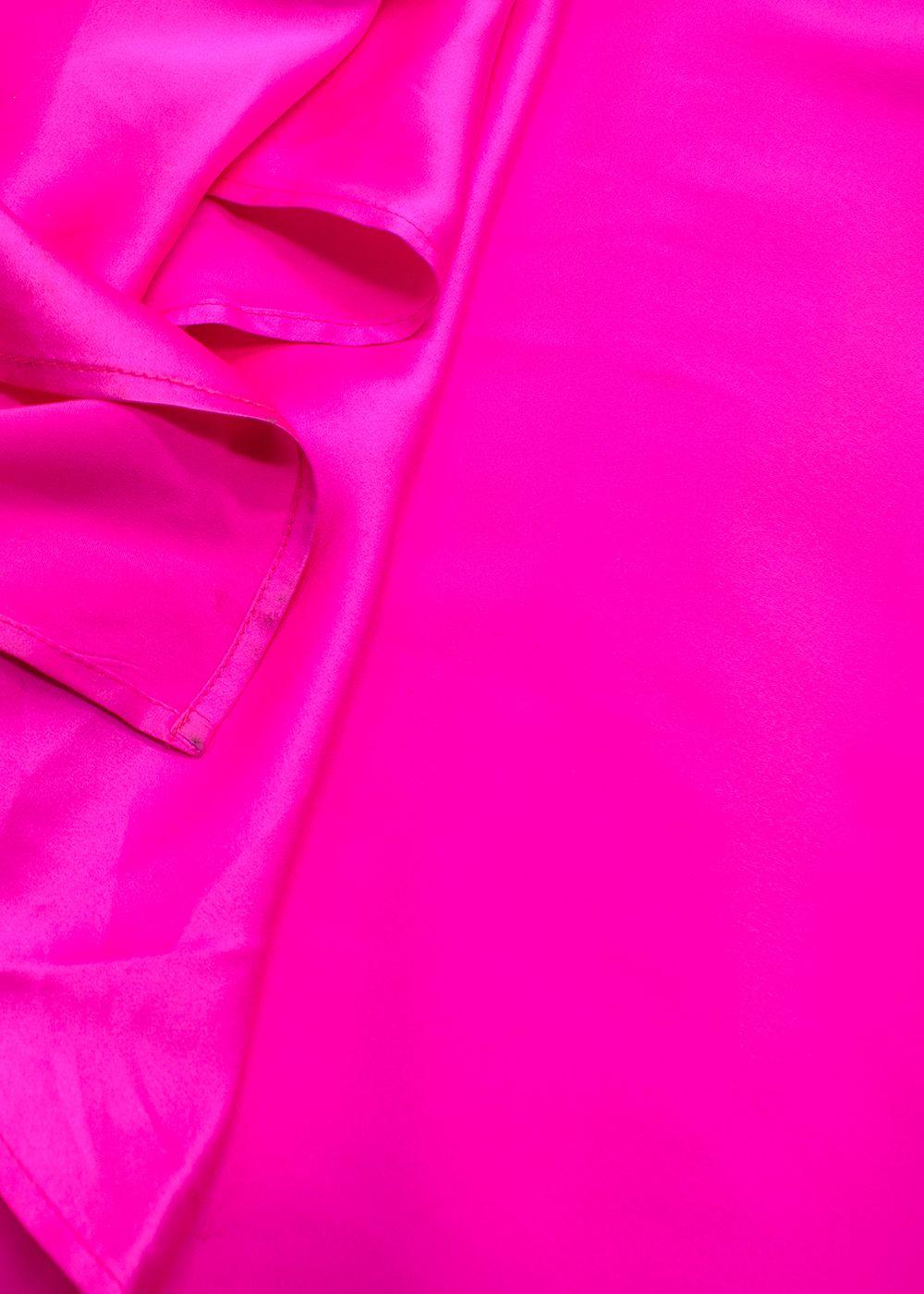 Bernadette Pink Judy Sleeveless Silk-satin Dress with Cape Design