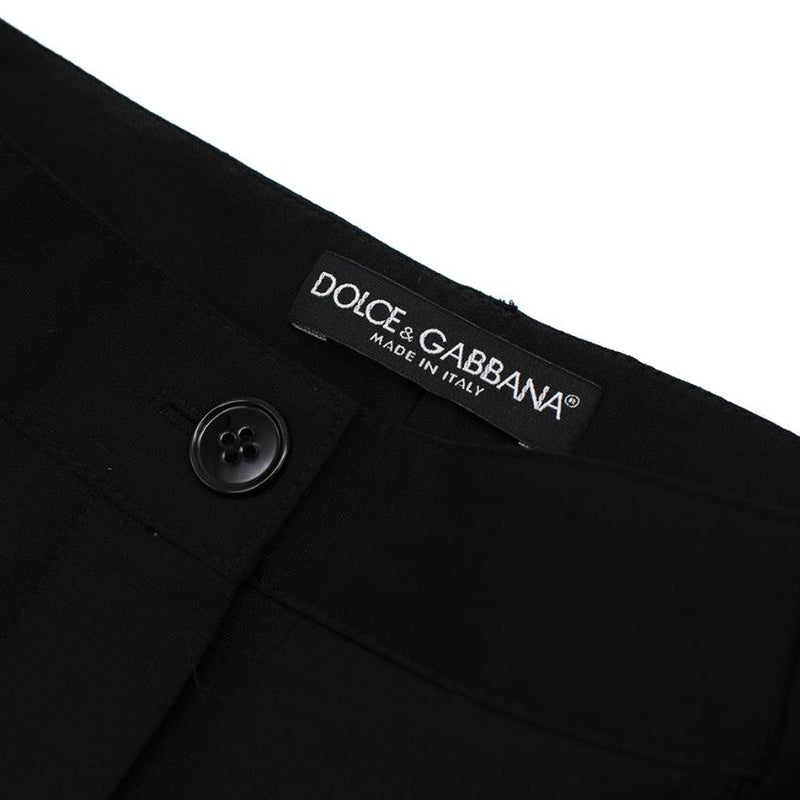 Dolce & Gabbana Classic Fit Black Trousers