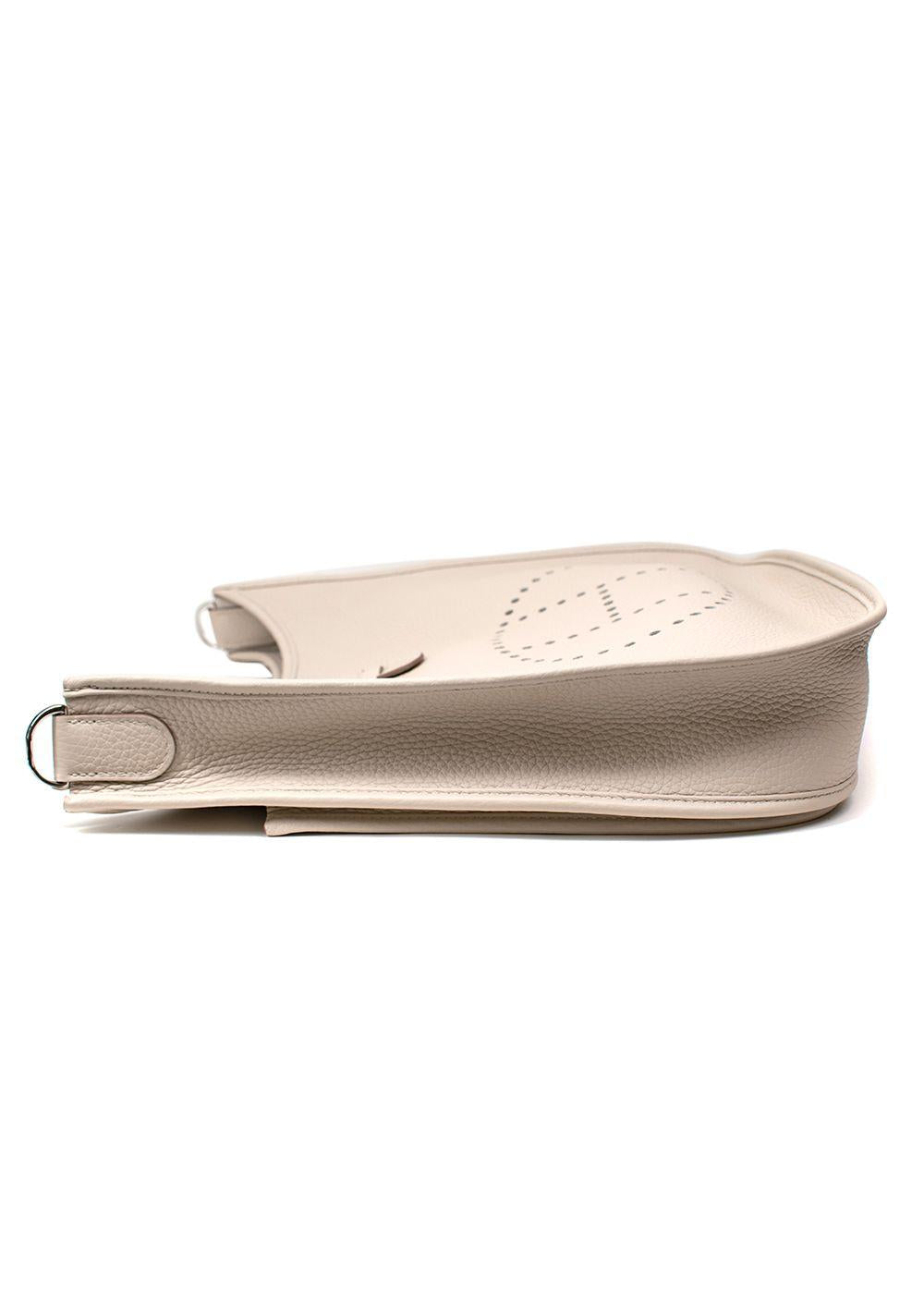 Hermes Beton Evelyn with Palladium Hardware