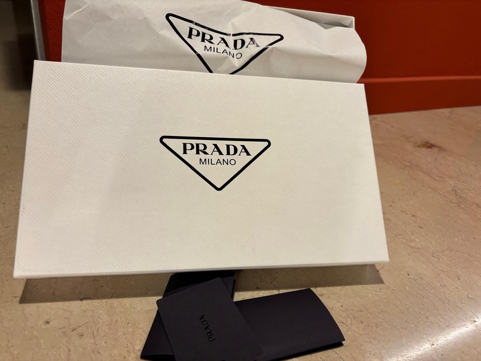 Prada Yellow Rubber Slides