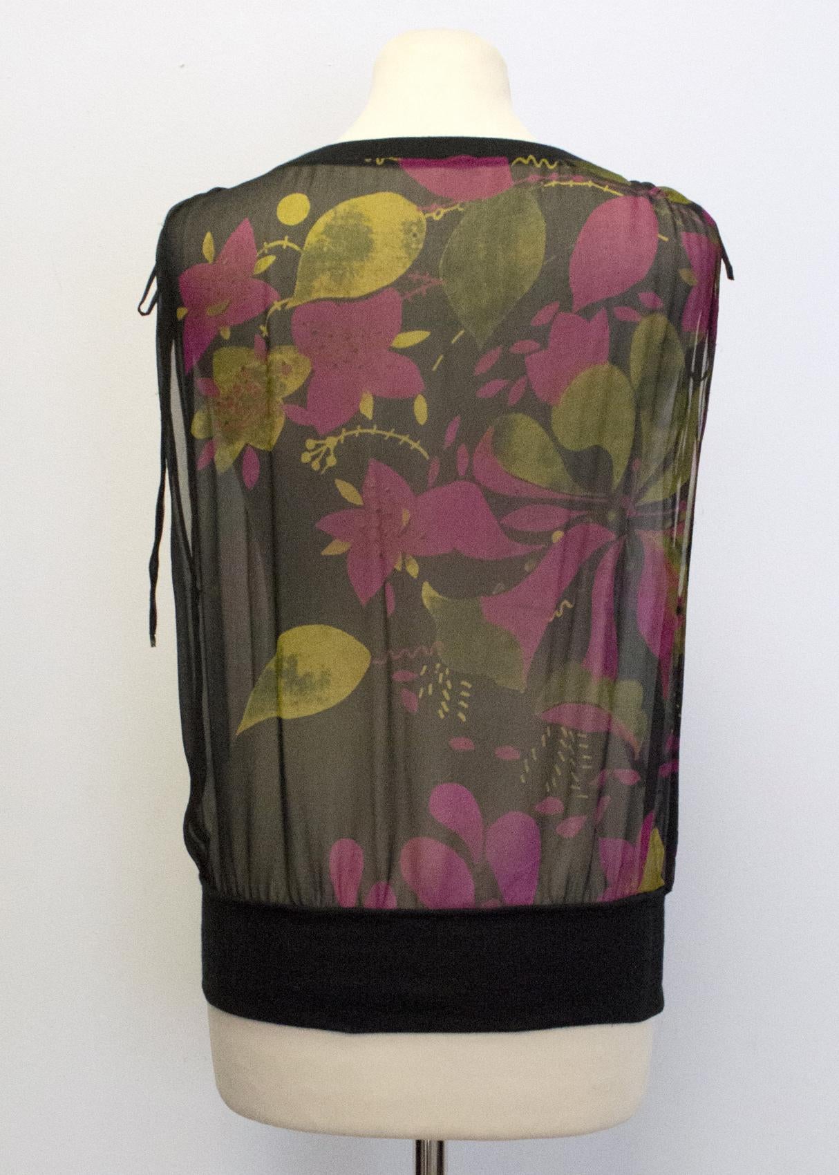 Sophia Malig sheer floral top
