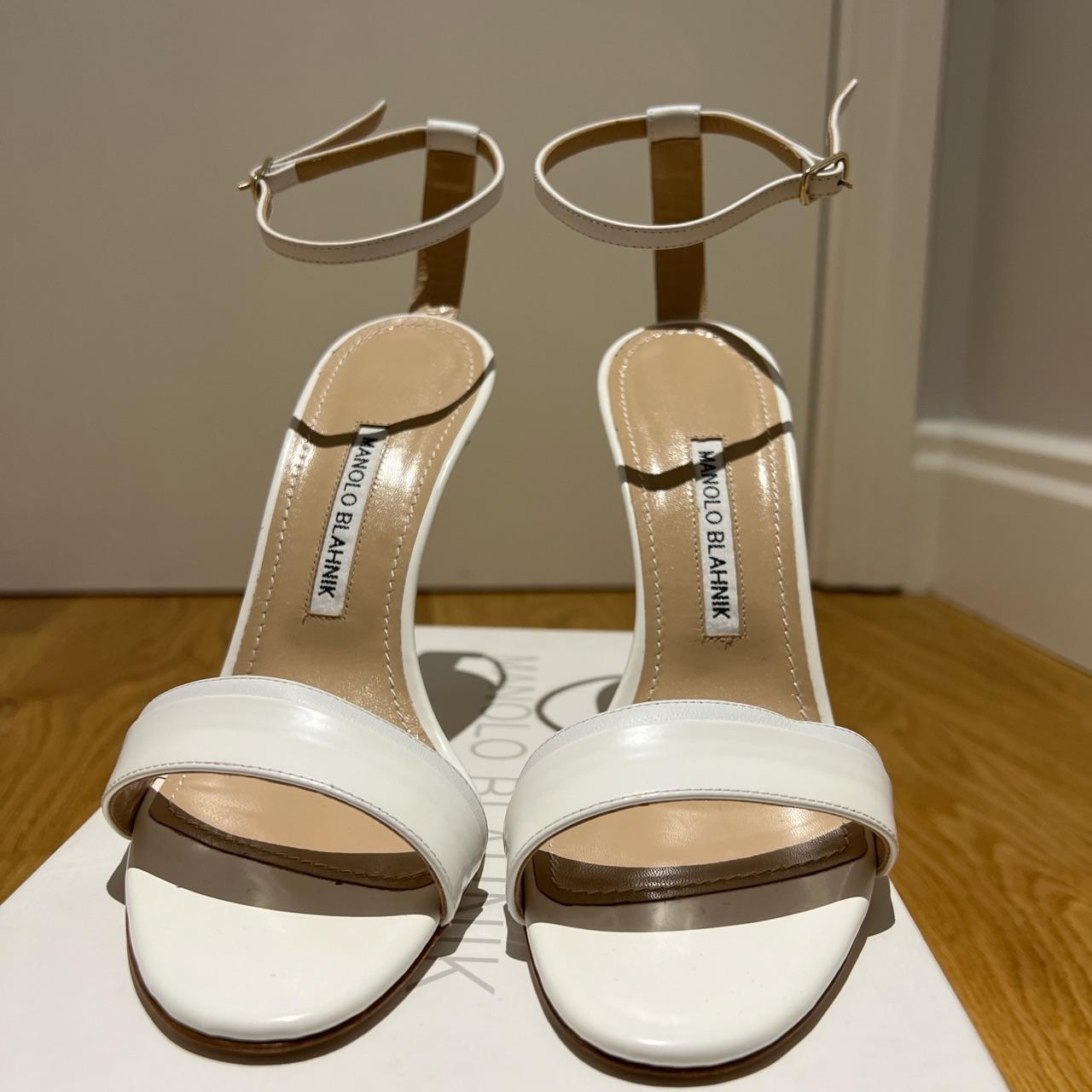 White Leather Spezia 115 Sandals