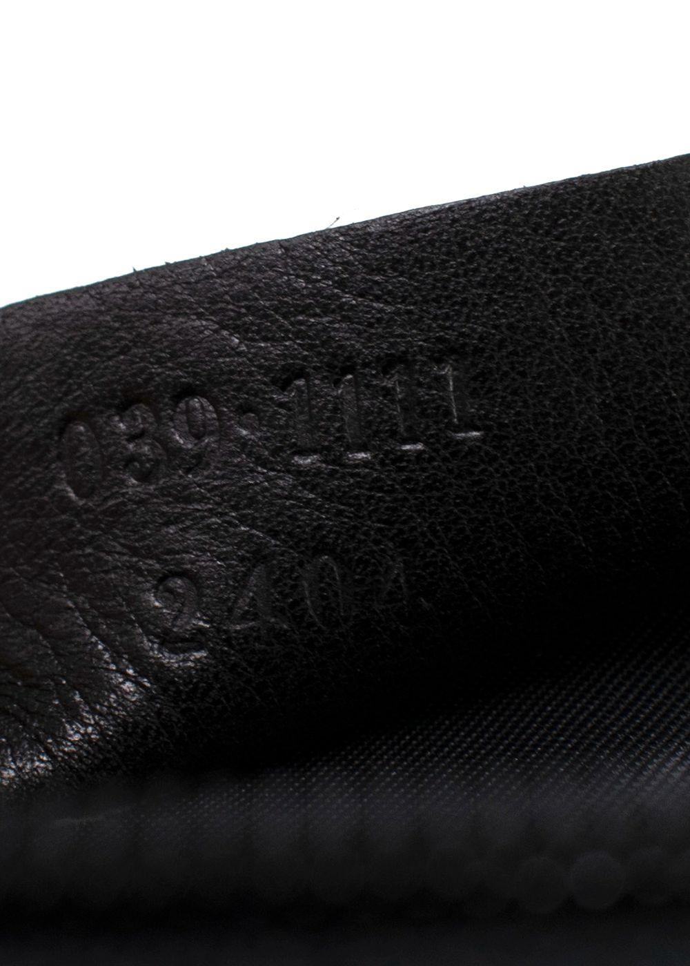 Gucci Vintage Black Leather Pouch