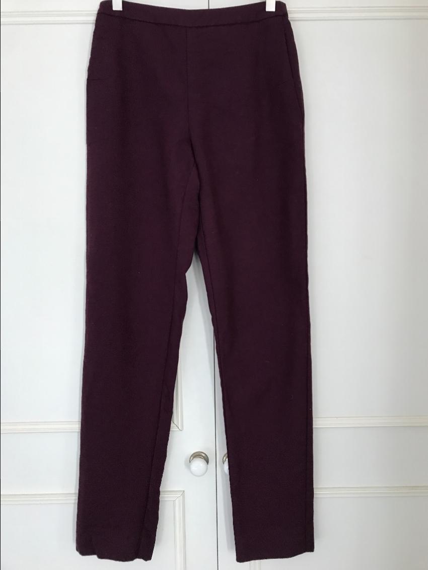 Maison Martin Margiela burgundy trousers