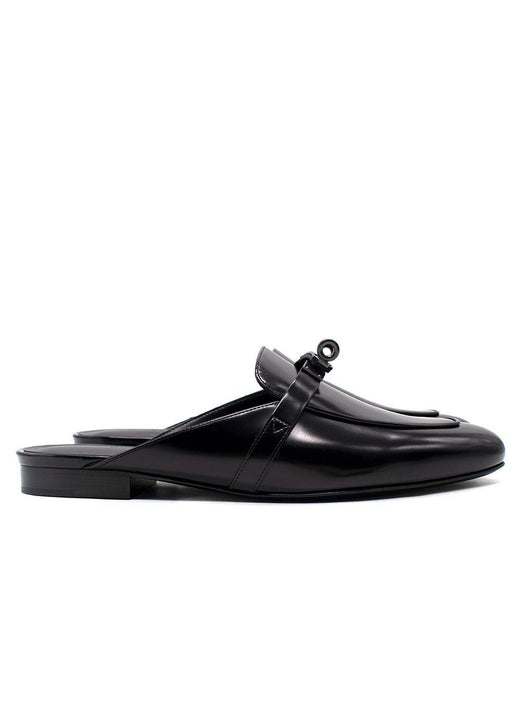 Hermes Noir Oz Mule