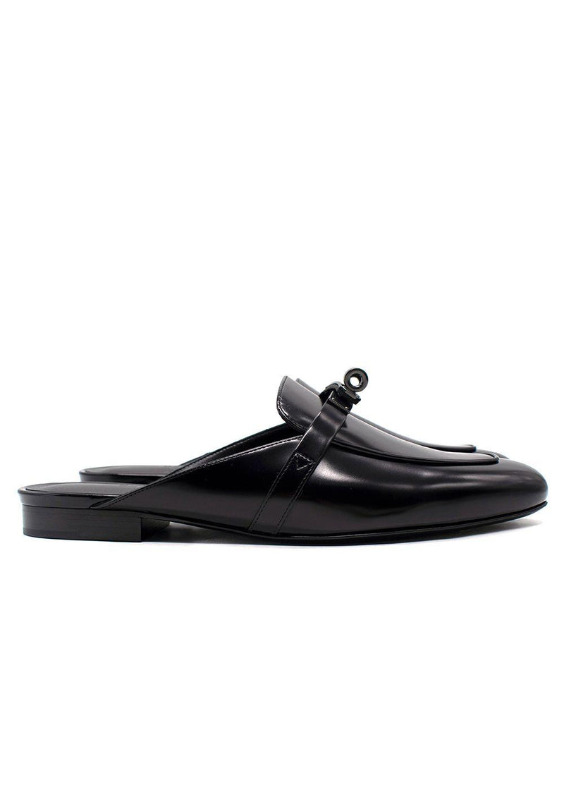Hermes Noir Oz Mule