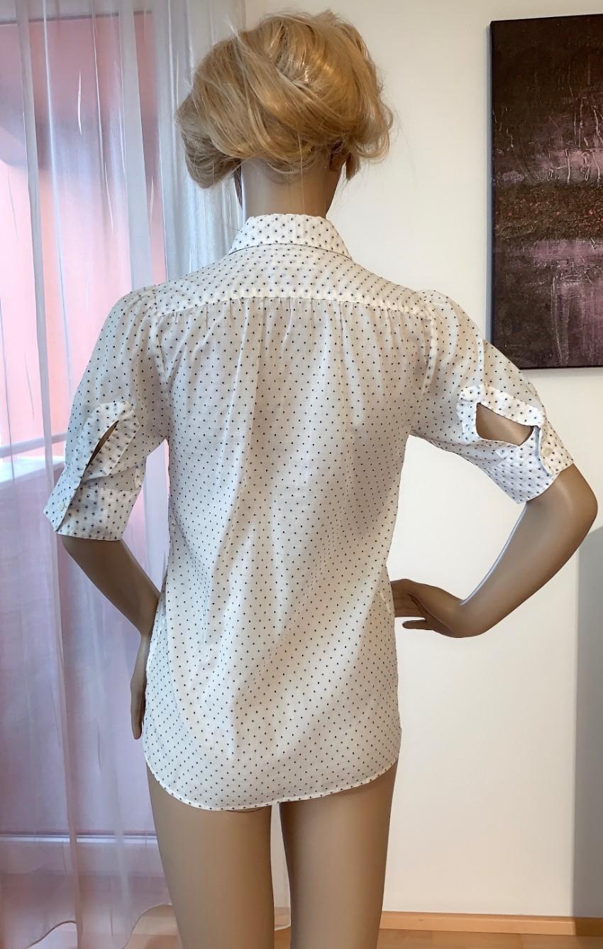 MIH Jeans Dotted White Blouse