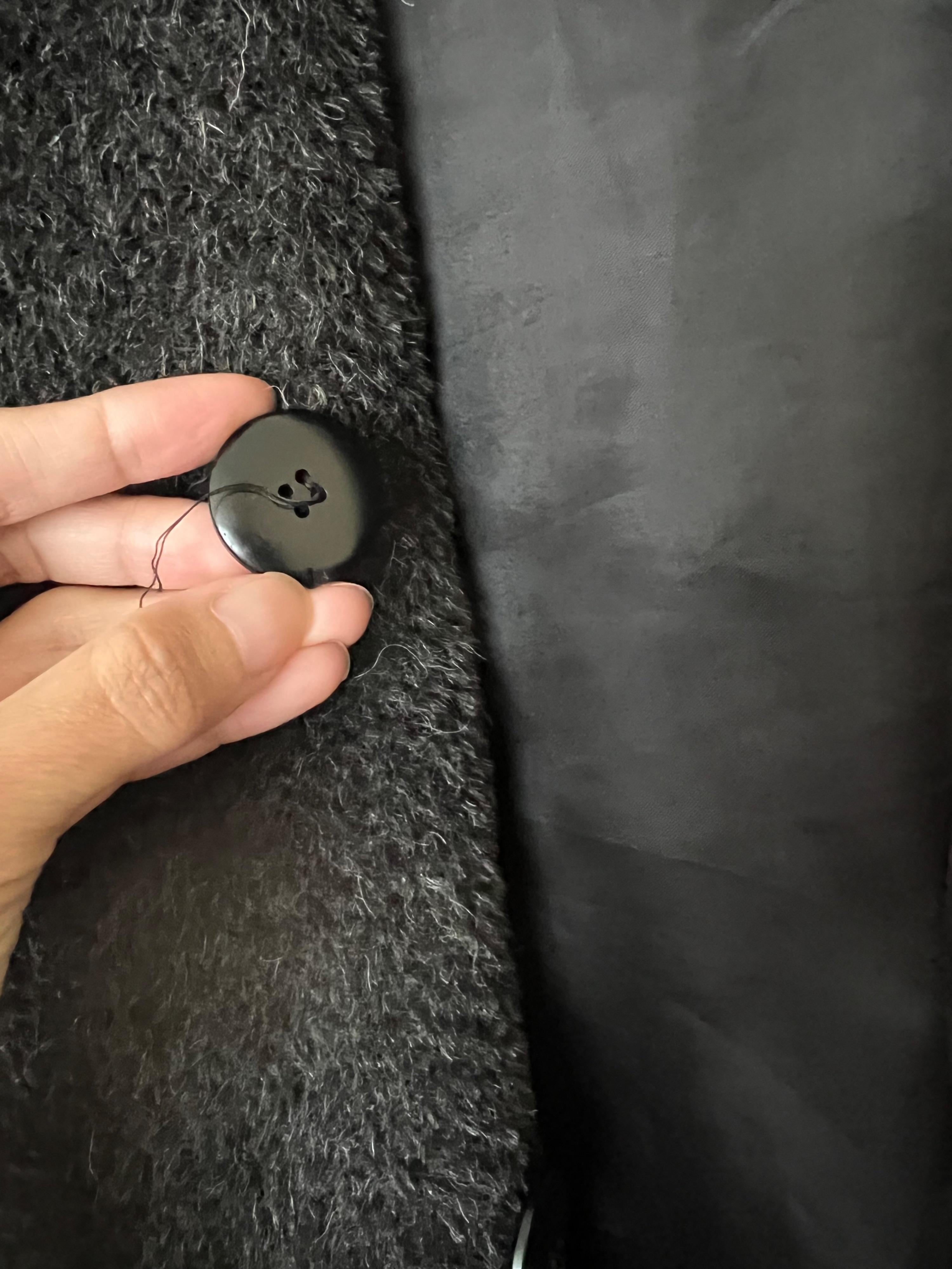 MaxMara Grey Alpaca Wool Coat
