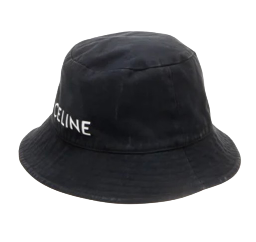 Celine Black Bucket hat