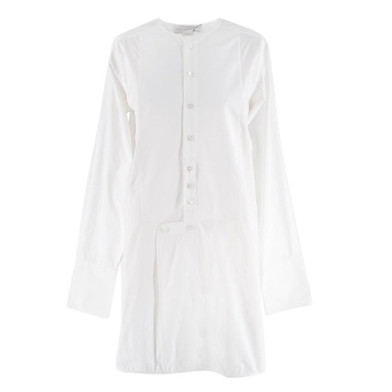 Stella McCartney White Cotton Button-Down Long-Sleeve Tunic