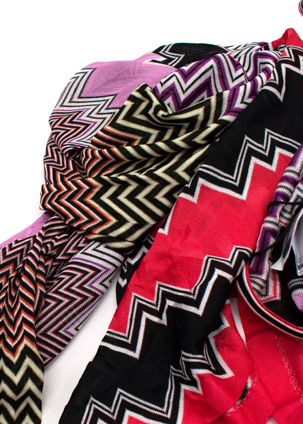 Missoni Mare Multicoloured Halterneck Split Leg Jumpsuit