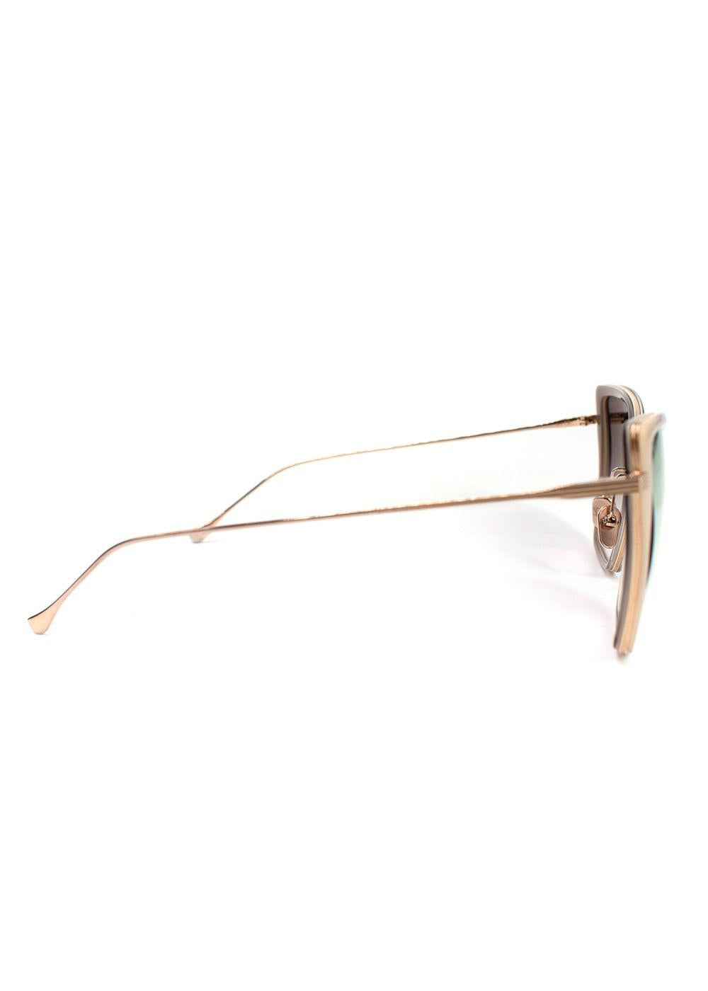 Dita Gray Sunbird Cat Eye Sunglasses