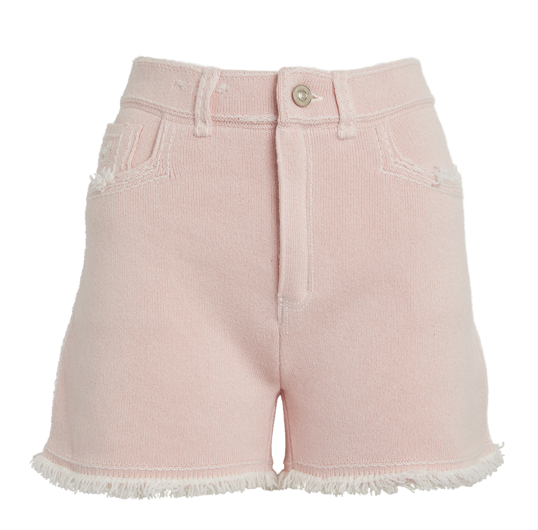 Barrie Fine-Knit Fringe-Detail Shorts