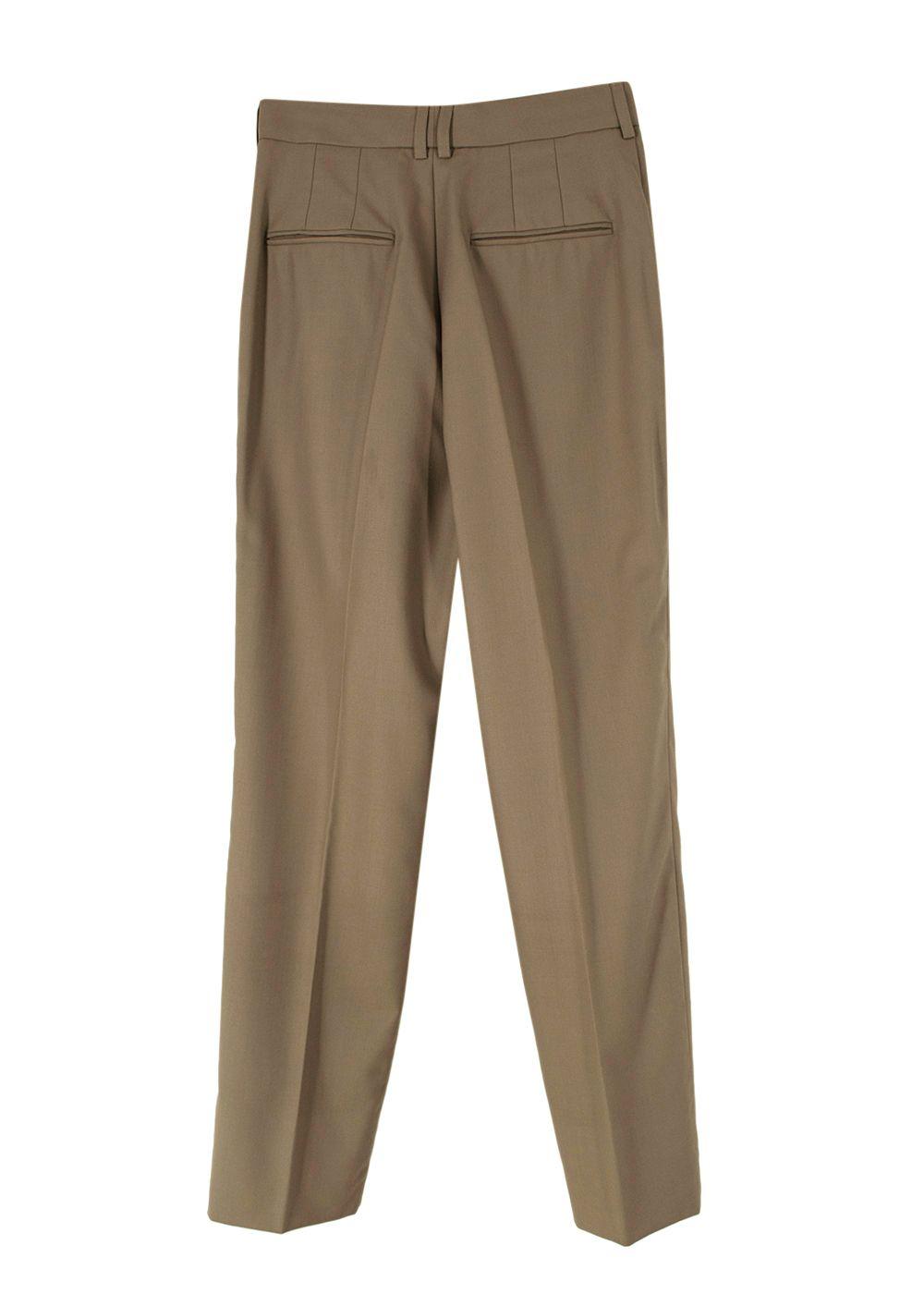 Saint Laurent Beige Tailored Trousers