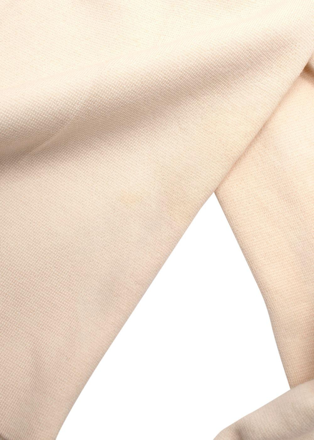 Oscar De La Renta Beige Knit Trousers