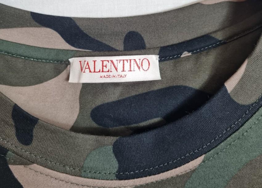 Valentino Camo Print T-Shirt