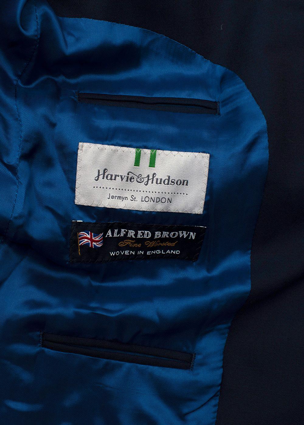 Harvie and Hudson Navy Blue Suit
