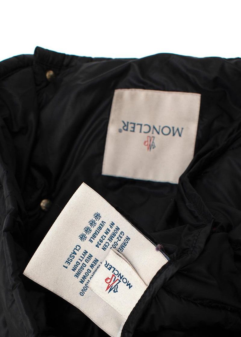 Moncler Black Liane Down Gilet