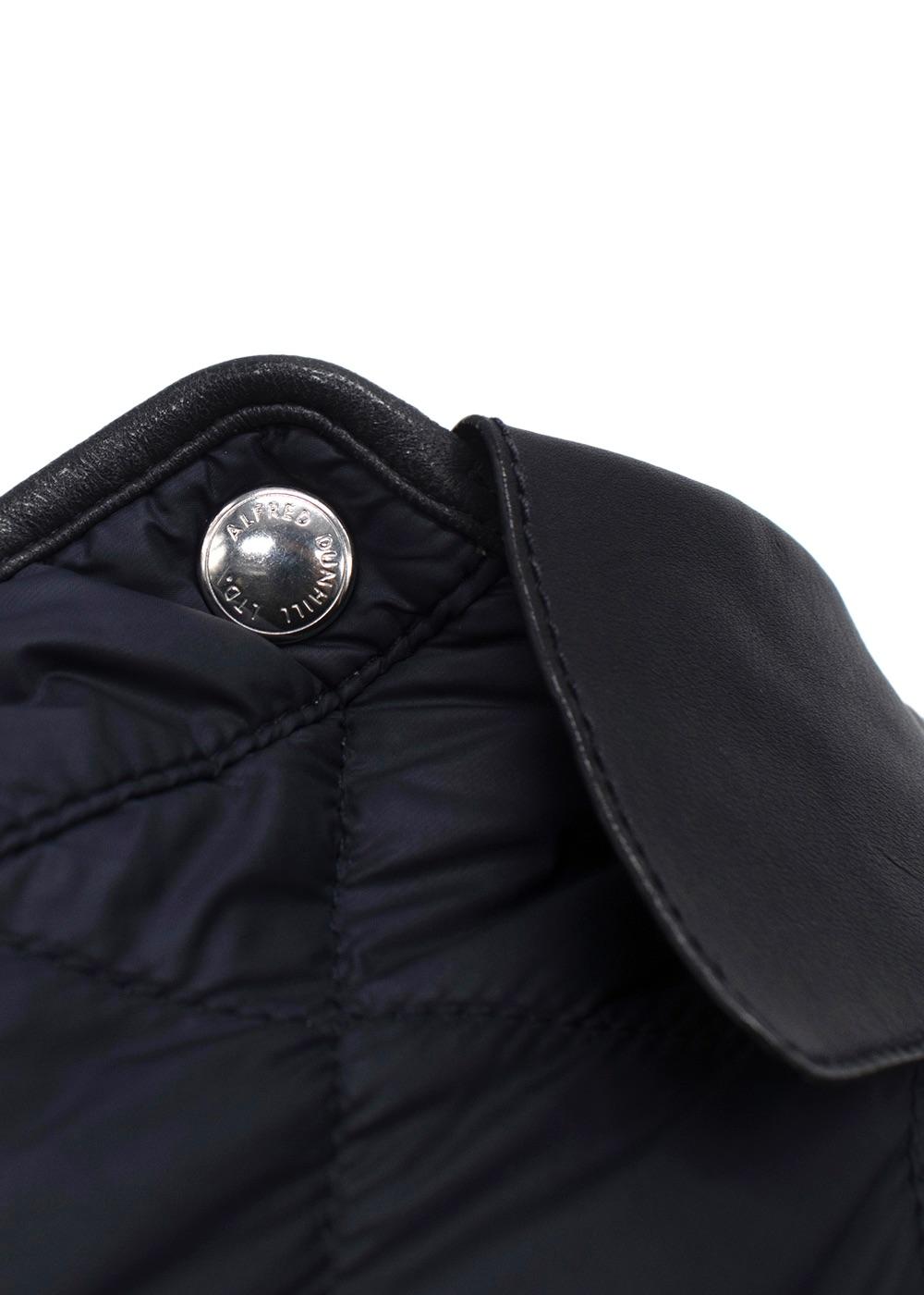 Dunhill Navy Quilted Jacket