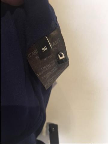 ISABEL MARANT Navy cotton dress