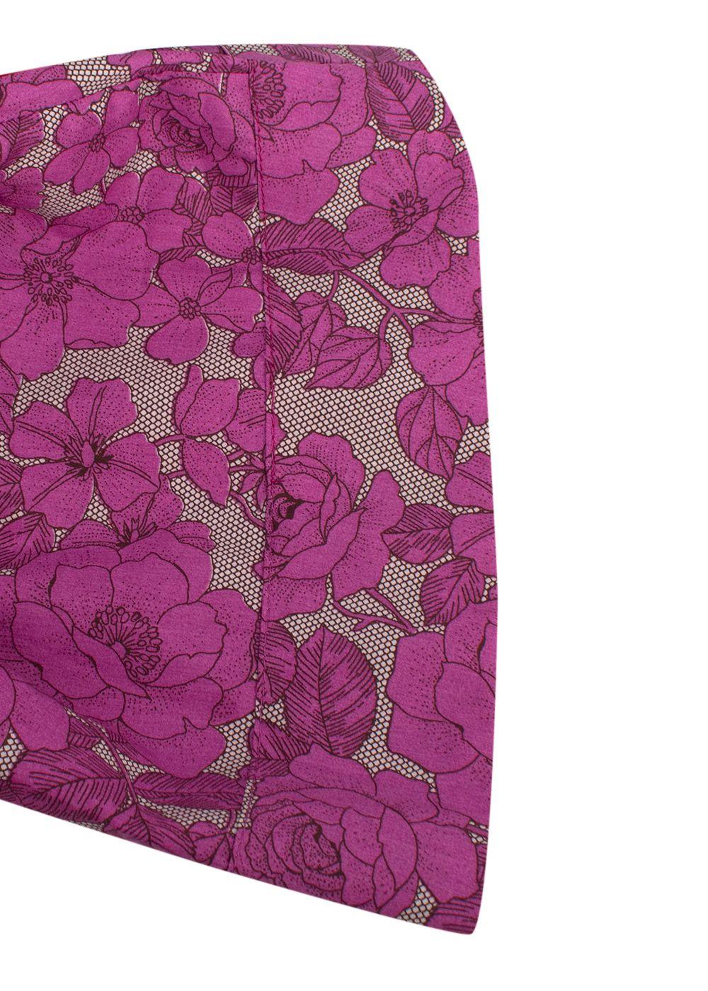 Elegant Embroidery Purple Belted Embroidered Kaftan