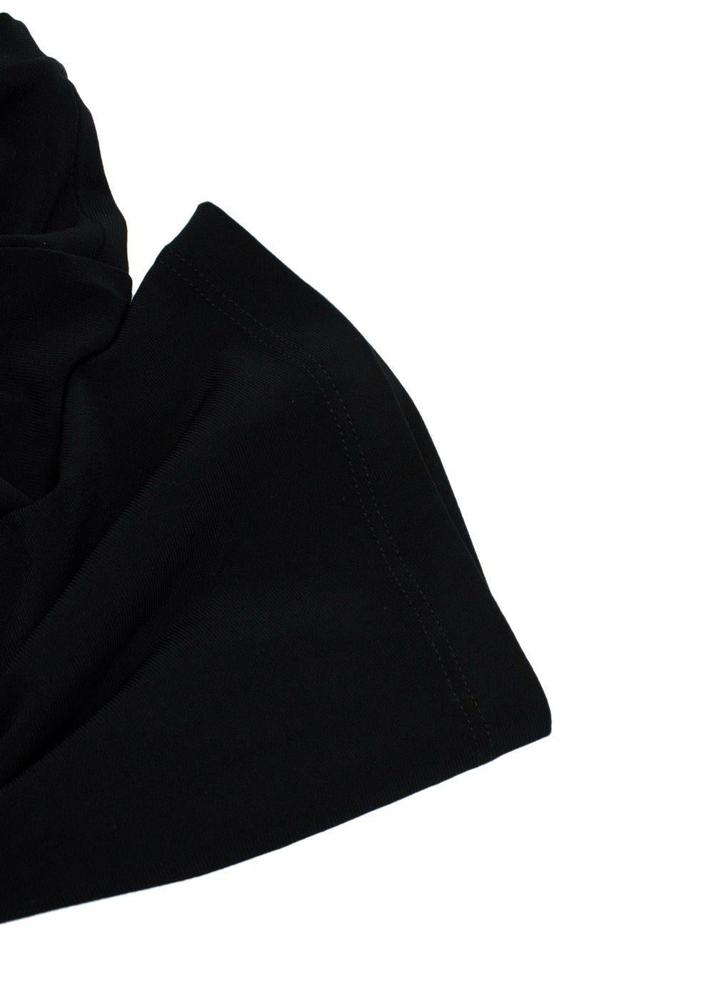 MaxMara Black 3/4 Length Sleeve Top