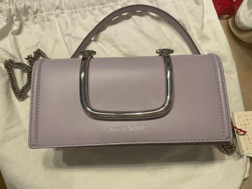Alexander McQueen Lavender Smooth Calf Leather The Story Book