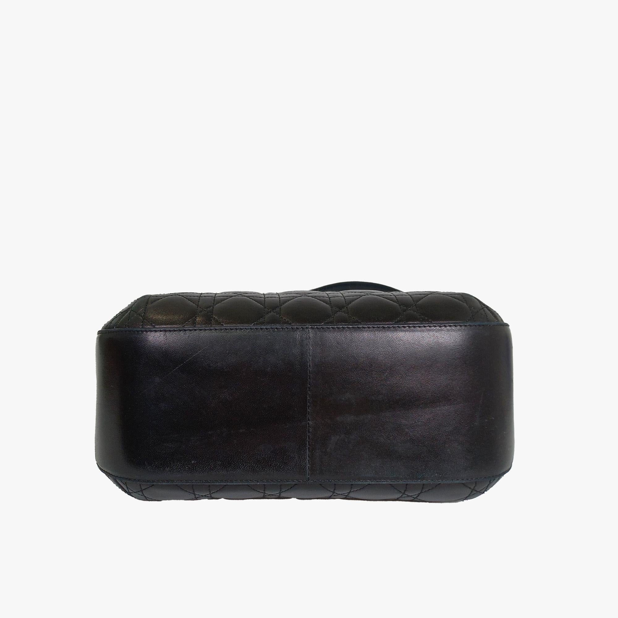 Black Cannage Hobo Bag