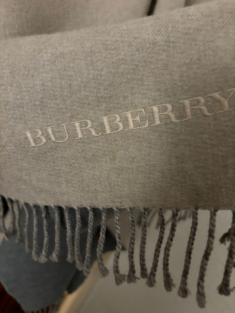 Burberry Beige Merino Wool Cape