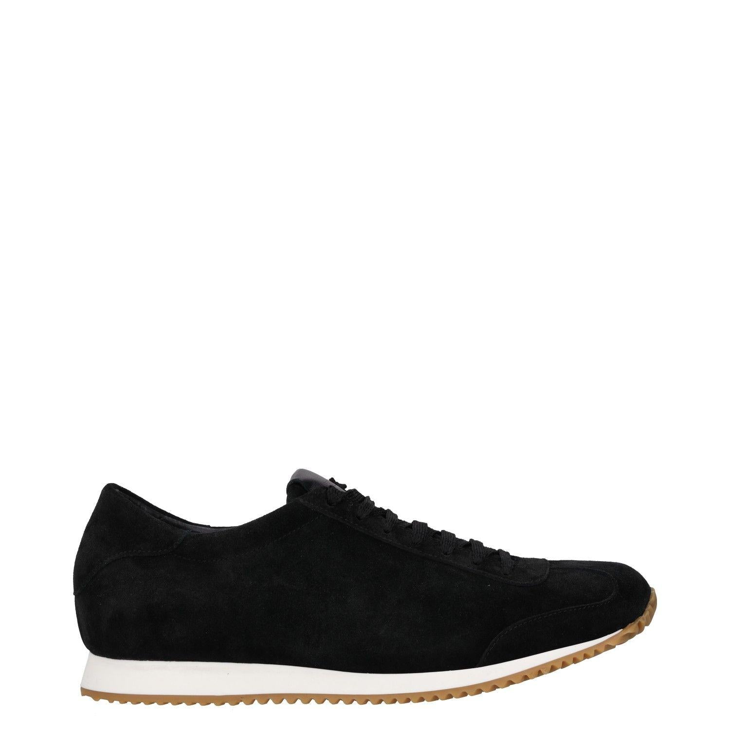 Camilla and Marc Black Suede Trainers