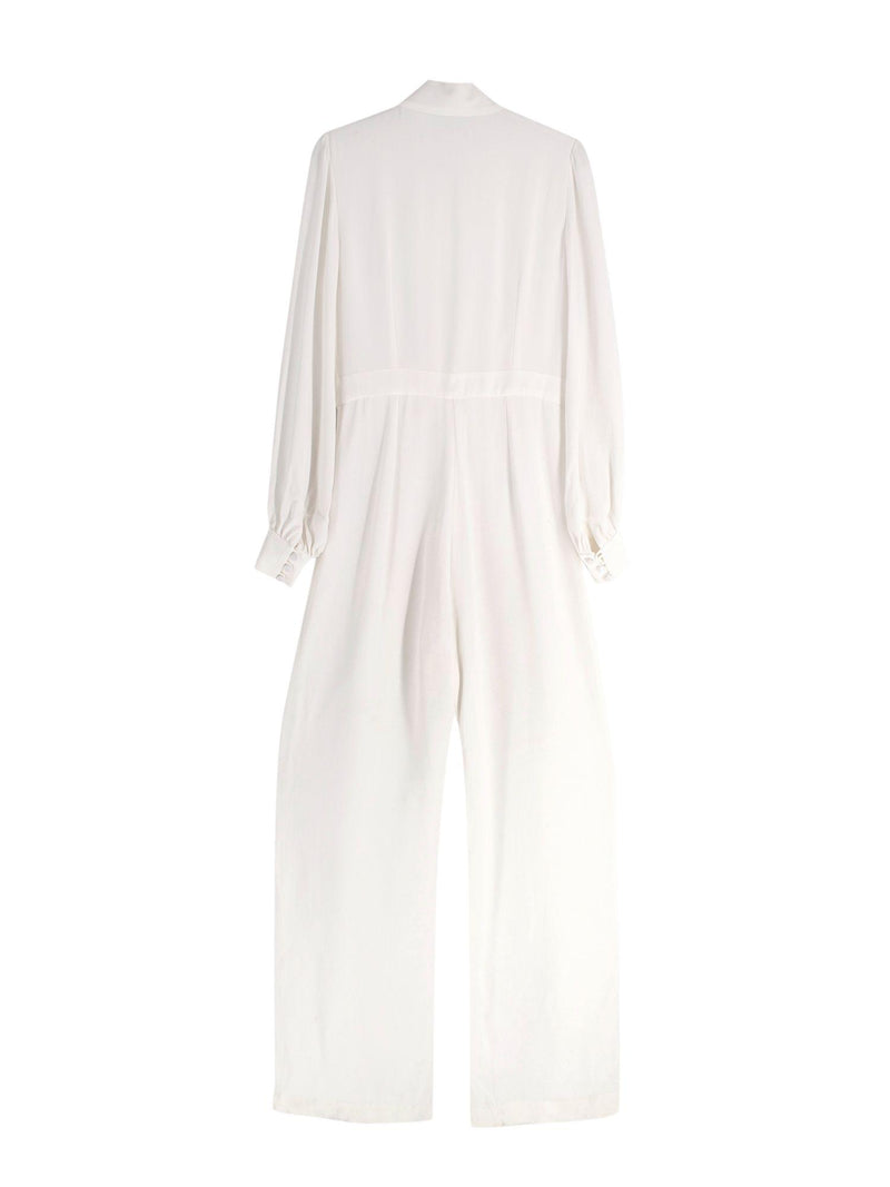 GOAT White Crepe Jumpsuit