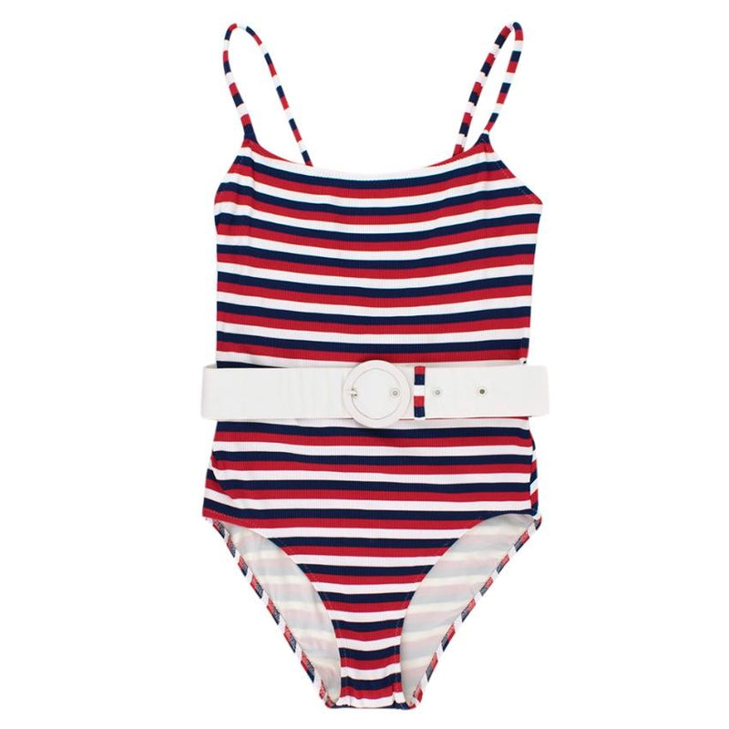 Solid & Striped The Nina Belted Swimsuit