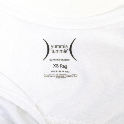Heather Thompson Yummie Tummie White Strap Top