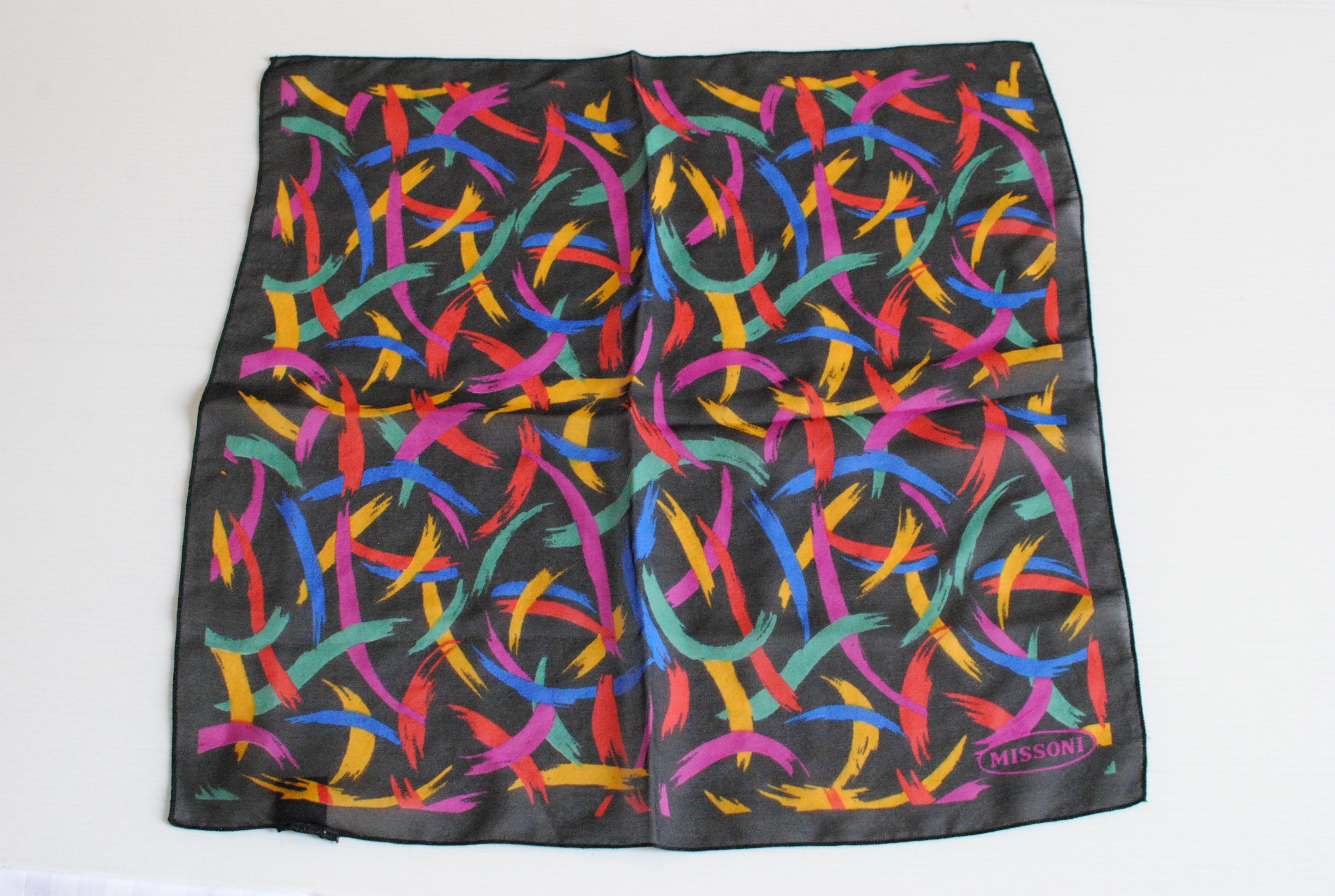 Missoni Multi Coloured Silk Scarf